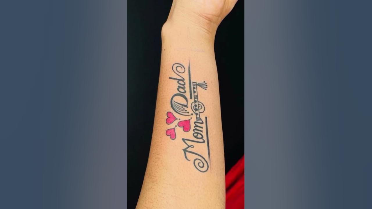 Best Mom Dad tattoo designs #shorts - YouTube