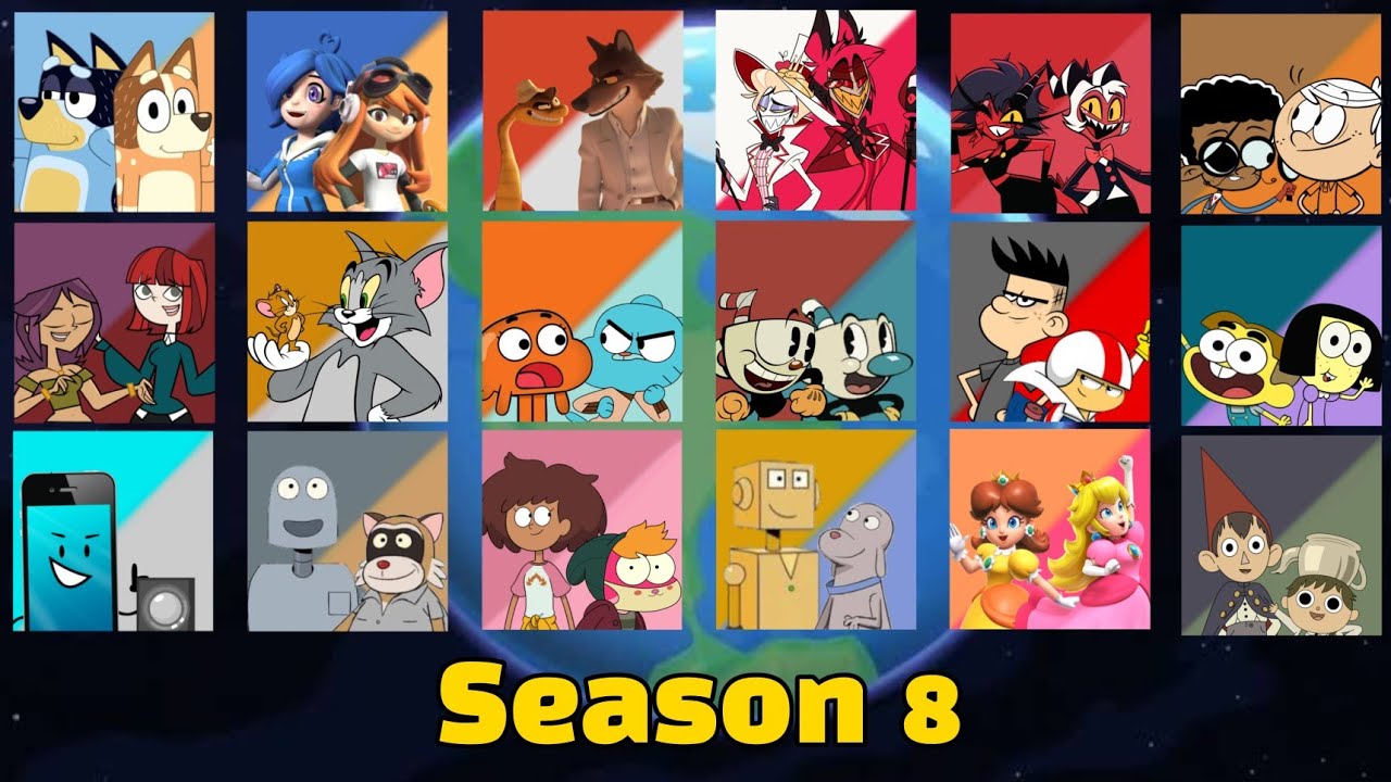 TOTAL DRAMA: THE ANIMATED RACE (Elimination Order) (Only Spanish)