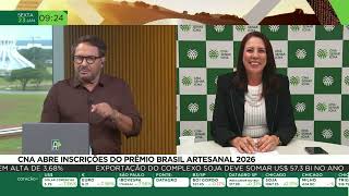 CNA abre inscrições para o Prêmio Brasil Artesanal 2026