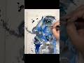 The Silent Collapse - painting my feelings #portrait #painting #art #emotional #watercolor