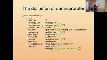 Lightning talk: Commanding Emacs from Coq