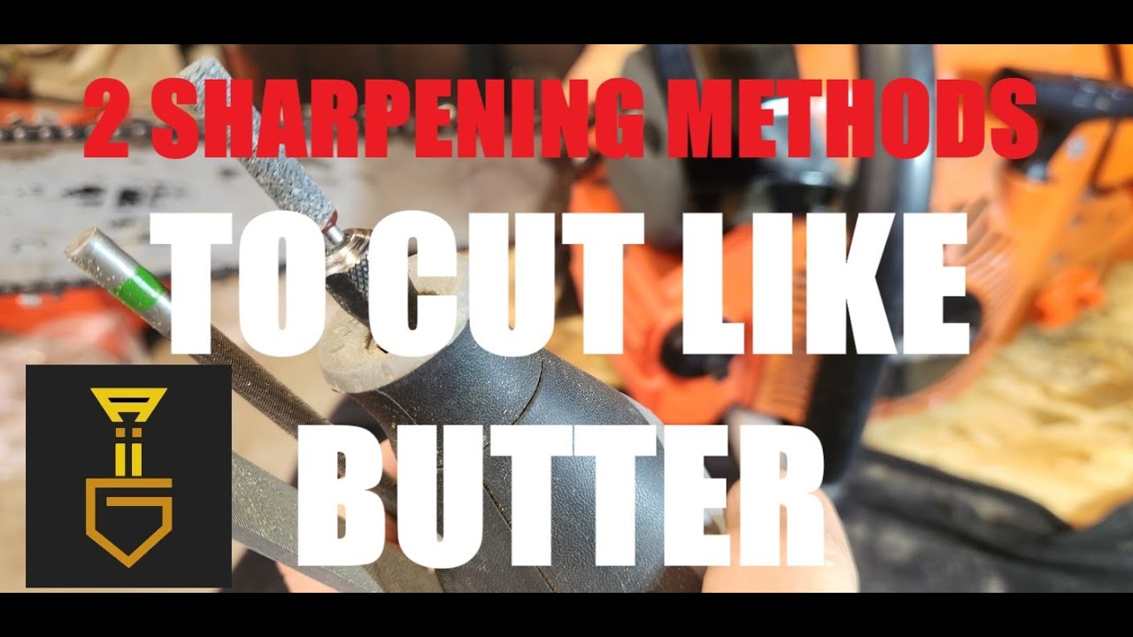 How to Sharpen a Chainsaw Chain in Minutes (Like Brand New Cuts!) - YouTube