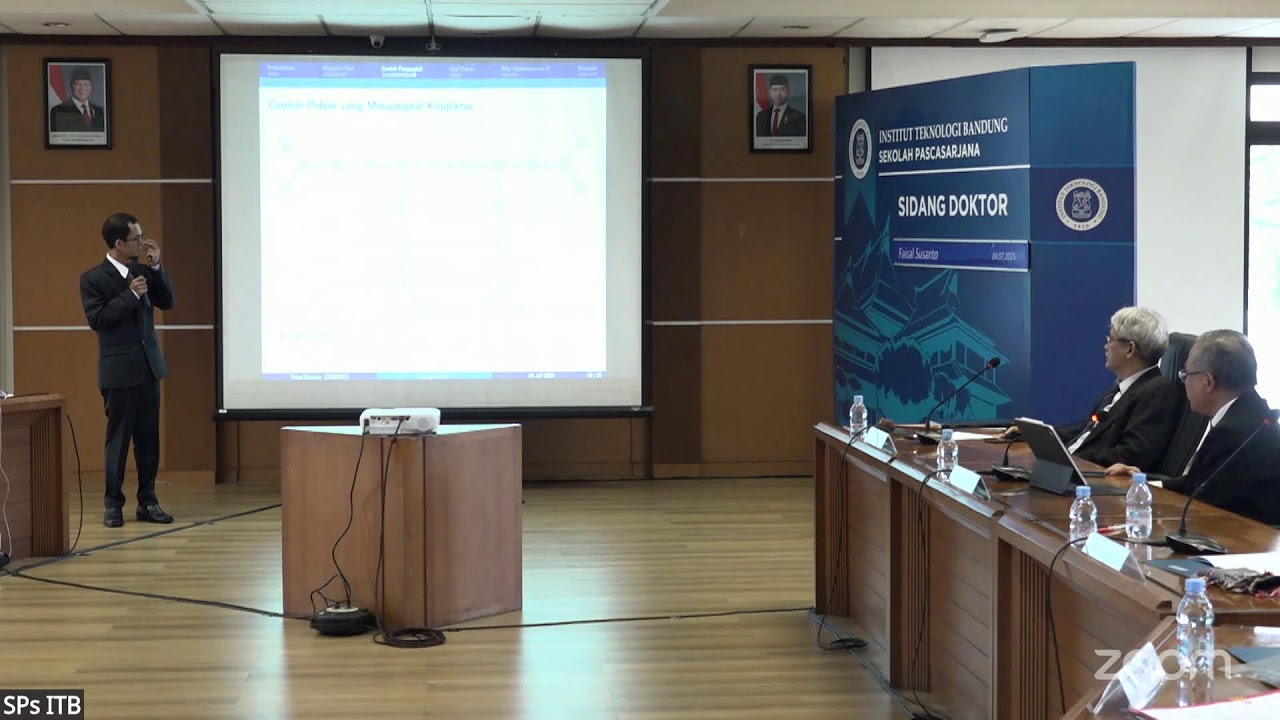 Sidang Doktor a.n. Faisal Susanto (FMIPA)