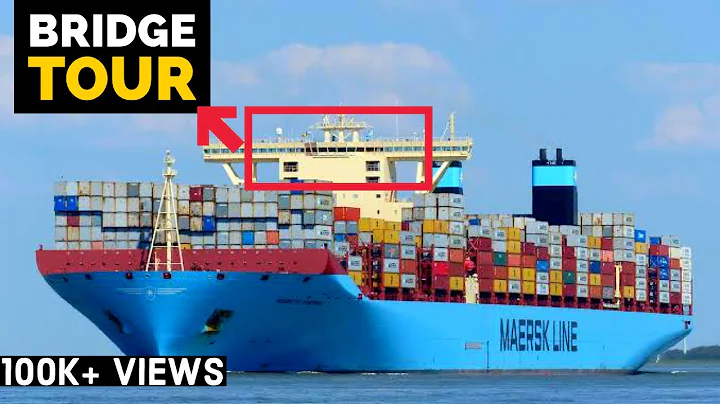 Navigation Bridge Of A Modern Day CONTAINER Ship - Detailed TOUR