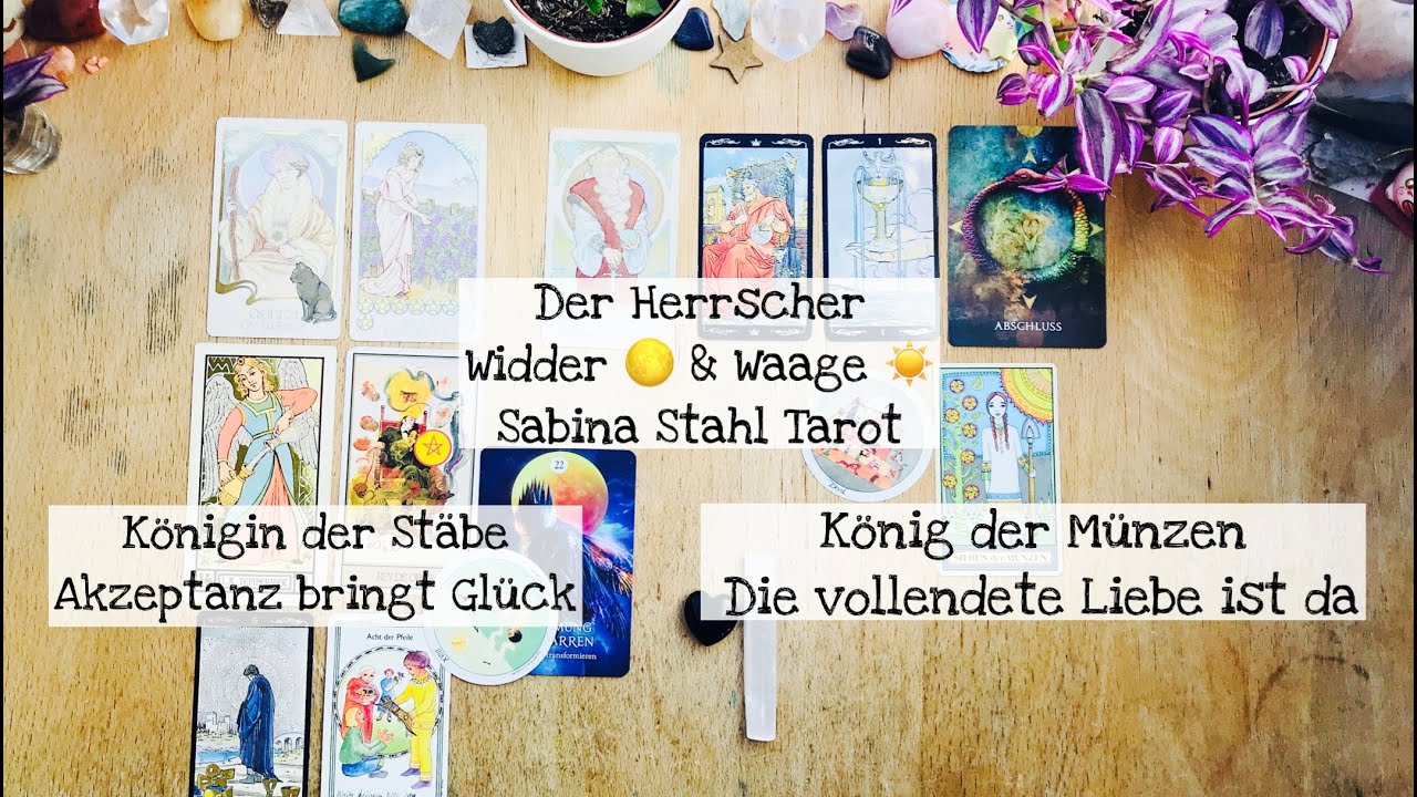 Widder 🌕 Waage ☀️ KdS: Akzeptanz bringt Glück - KdM: Die vollendete Liebe ist da
