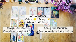 Widder 🌕 Waage ☀️ KdS: Akzeptanz bringt Glück - KdM: Die vollendete Liebe ist da
