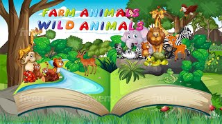 Learn Animals Names And They Sounds With Miniworld | Nursery Rhymes & Kids Songs