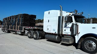 Hauling Plastic Pipe: SuperEgo is Sleepy, Electrical Problems, Load Canceled - Trucking TX to FL