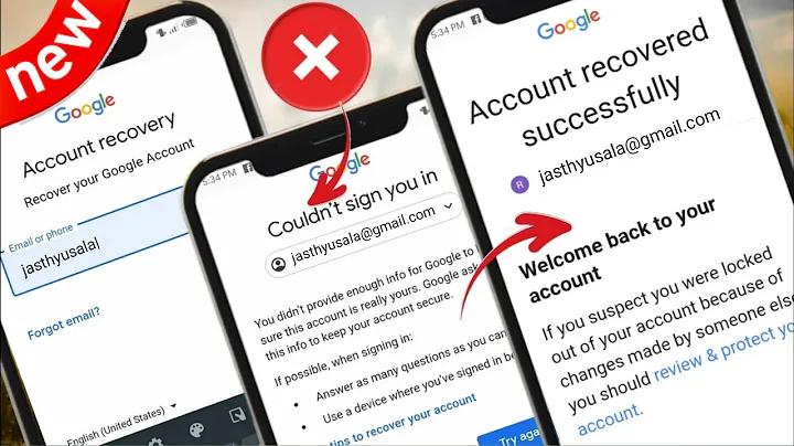 How to Recover Gmail Account without Verification Code Password & Phone Number 2025