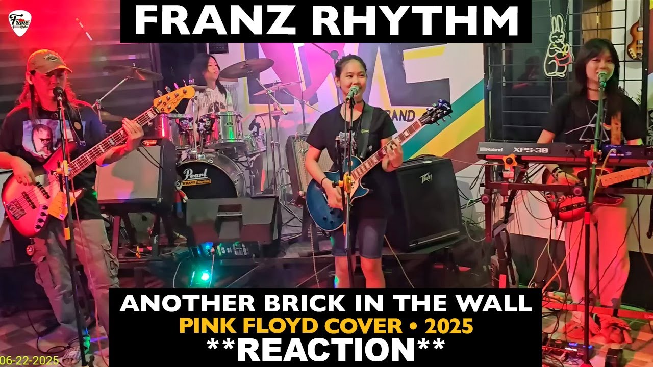 Musicians REACT to Franz Rhythm: Another Brick in the Wall Part 2 (Pink Floyd cover, 2025)