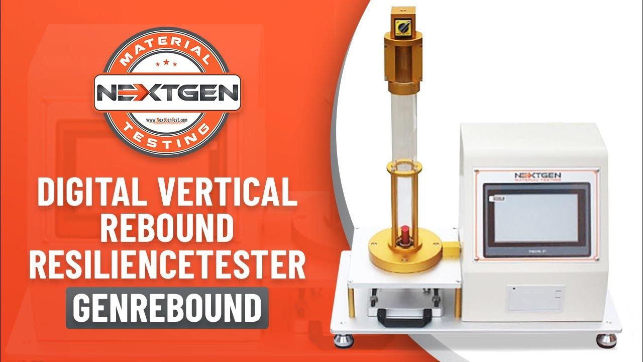 GenRebound Vertical Rebound Resilience Tester ASTM D3574 NextGen