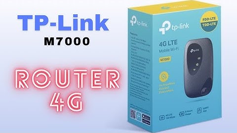 Router WiFi 4G Móvil TP-Link M7000 - Conexión Rápida y Segura hasta 10 Dispositivos