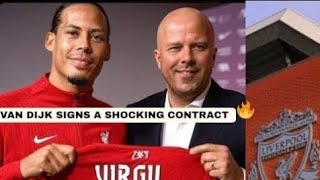 VIRGIL VAN DIJK SIGNS SHOCKING NEW LIVERPOOL CONTRACT THAT CHANGES EVERYTHIN