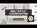 Double Top In-Play for Onyxcoin?