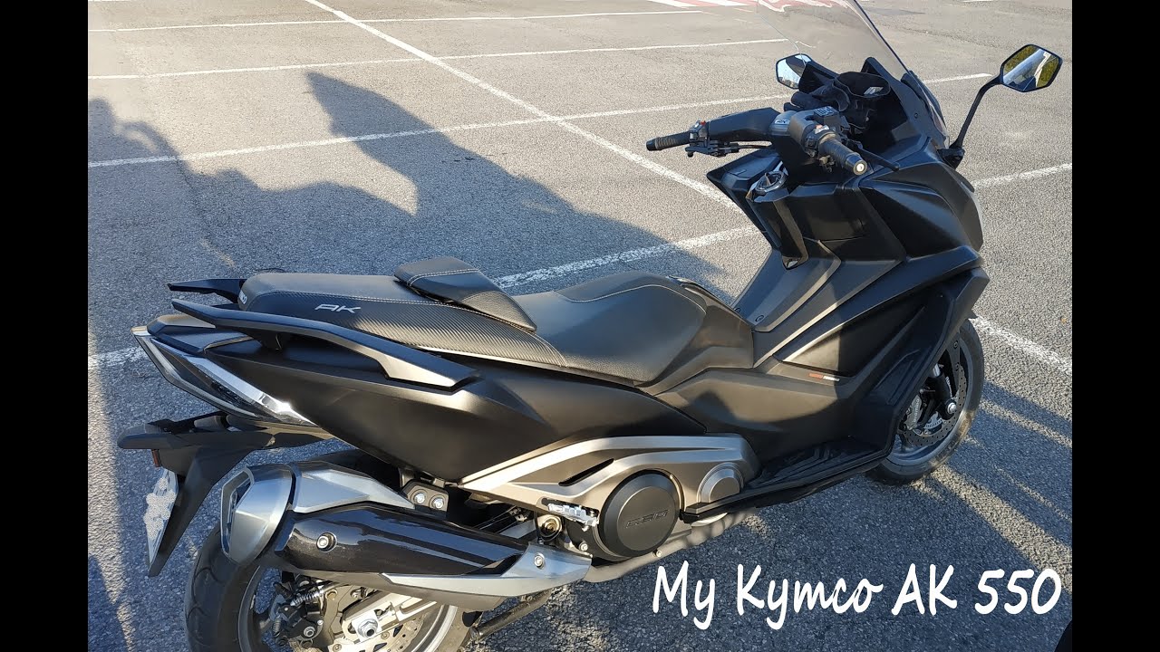 my kymco AK 550 - test 0-100 KM/H - YouTube