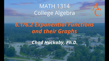 6.1-6.2 Exponential Functions and their Graphs