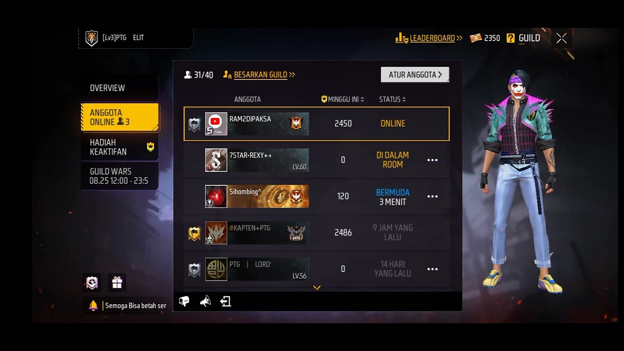[TutoriaL] CARA KICK MEMBER DARI GUILD TERBARU 2024 🔫 BUAT YANG GAK TAU ⚙️