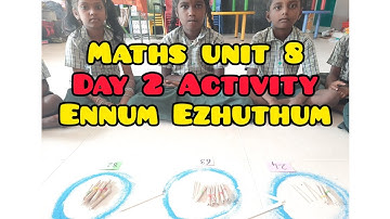 Ennum Ezhuthum/Maths/Unit 8/ Ascending and descending order using ones and tens sticks / malar stud