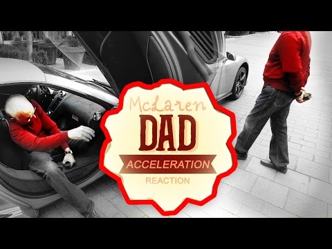 Dad's Priceless McLaren Supercar Reaction - Not impressed!