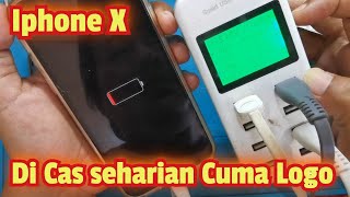 IPHONE X SERVICE, ONLY CHARGING LOGO / FAKE CHARGING