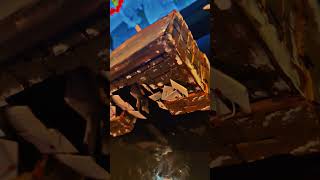inspired Harry Potter fire place with the envelopes floating #diy #diycrafts #diyfireplace #goviral