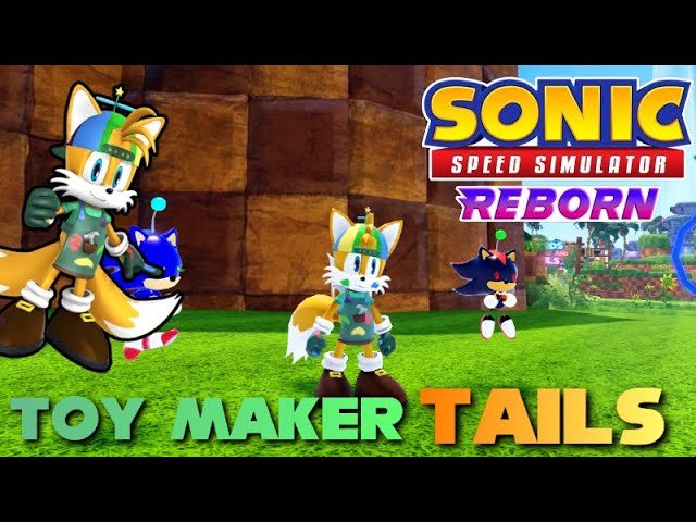 Create a Sonic Speed Sim REBORN - All Skins [Toy Maker Tails