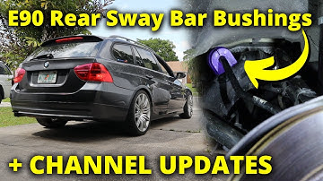 Installing E90 Powerflex Rear Sway Bar Bushings (+ Big Channel Updates!)