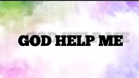 God Help me by Unspoken | Lyric video.