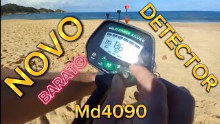 Md4090 novo detector no Brasil. Testes de profundidades. Será que é bom?