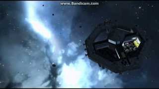 Space Engineers - Total Destruction Of The Miner By Gatling Turret