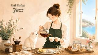 Soft Swing Jazz ☕ Make Today Lovely | Cozy & Relaxing Summer Cafe Music screenshot 3