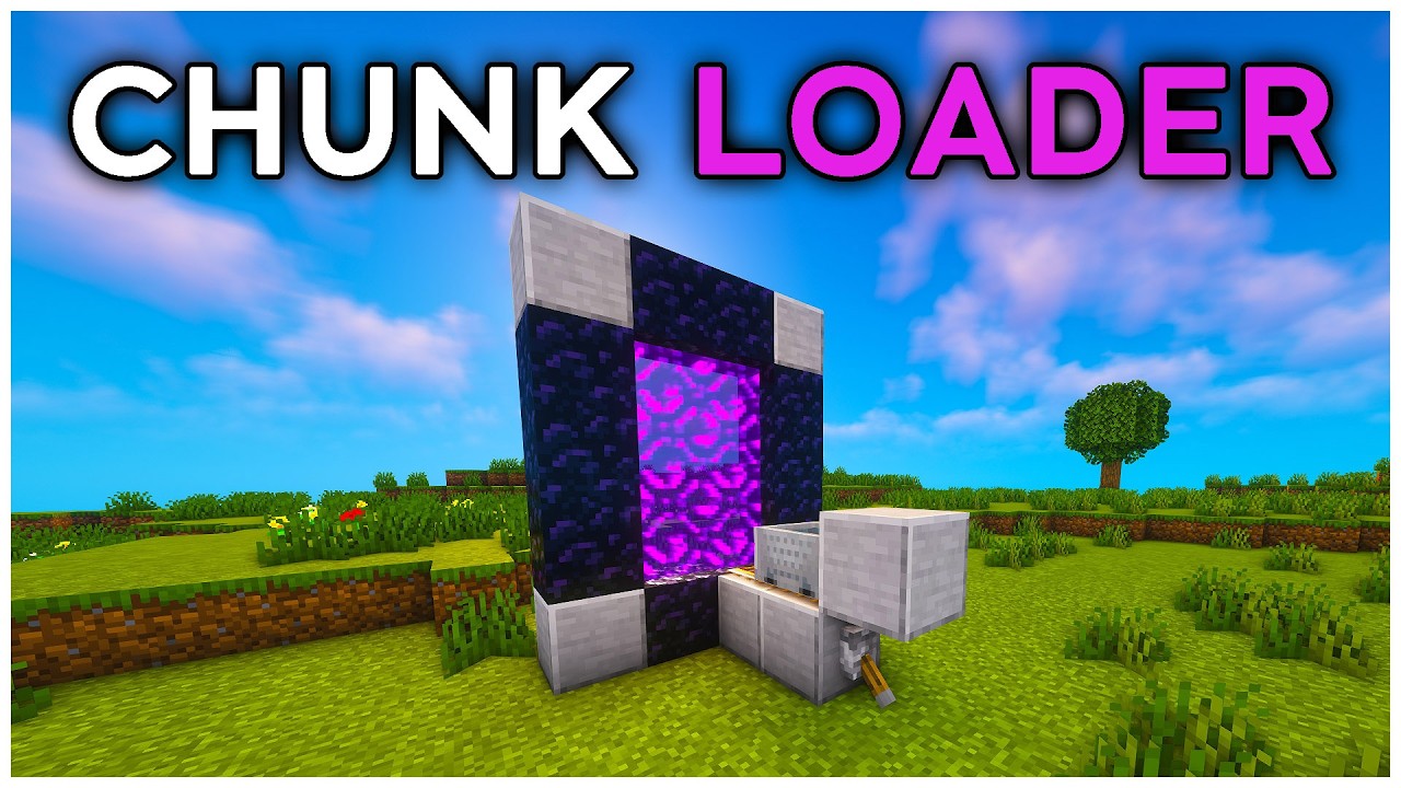 Minecraft EASIEST Chunk Loader Java 1.21.11 (Tutorial) - YouTube