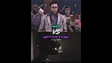 Nick Vs Springtrap | #vs #edit #shorts #vsedit #vsbattle #1v1 #popular #fypシ