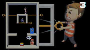 Pin Rescue - Pull The Pin - Gameplay Walkthrough Part 3 Levels 41-60 (Android)