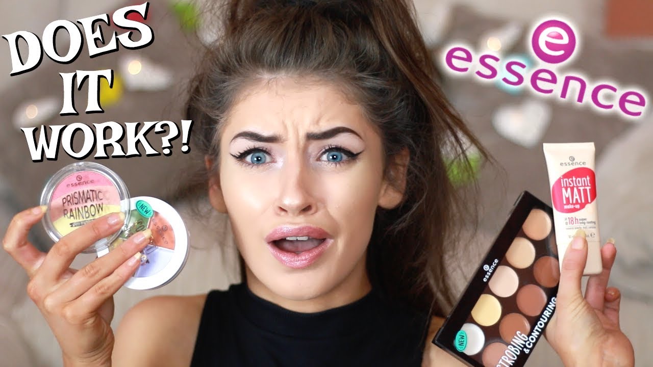 Full Face Using New Essence Makeup! DOES IT WORK?! Jessie B YouTube