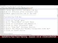 Salesforce Customize Tab Bar | Side Bar | List View | Org Id| Instance Fast Track Training by Madhu