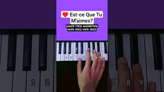 Est-ce Que Tu M'aimes - GIMS (Piano Tutorial) #tiktok #viral