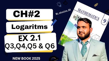 9th Class Math Exercise 2.1 | Q3,Q4,Q5 & Q6 Ex 2.1 | Math new book 2025 |Chapter no 2 Exercise 2.1