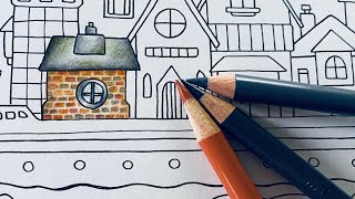Steinmauer - Buntstift Tutorial - Johanna Basfords Worlds Of Wonder