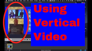 Vertical Shots inserted in Screenflow