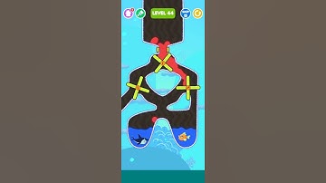 Save The Fish Game Level 44 (Android, iOS) #savethefish #fishgame #shorts #androidgameplay