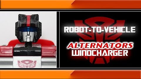 Robot-To-Vehicle - Transformers "Alternators" Windcharger