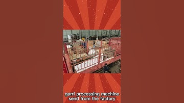 Garri processing machine are packing and shipping from Henan Jinrui Company