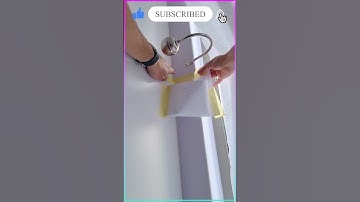 Simply Install Curtain Hold Backs 💥#shorts  #diy #viral #home #tools #homedecor #curtains