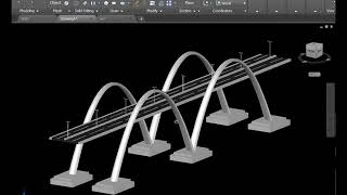 BRIDGE MODELING AUTOCAD 3D DESIGN 1 Dimensions given for practice BRIDGE MODELING AUTOCAD 3D DESIGN 1 Dimensions given for practice