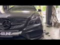 benz w207 Carbon parts install