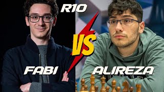 Fabiano Caruana vs Alireza Firouzja | The Candidates 2024 Round 10