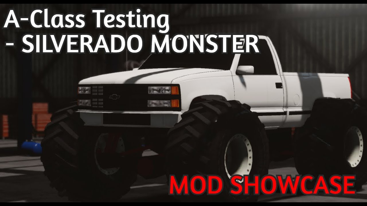 WRECKFEST MODS - SILVERADO MONSTER TESTING - YouTube