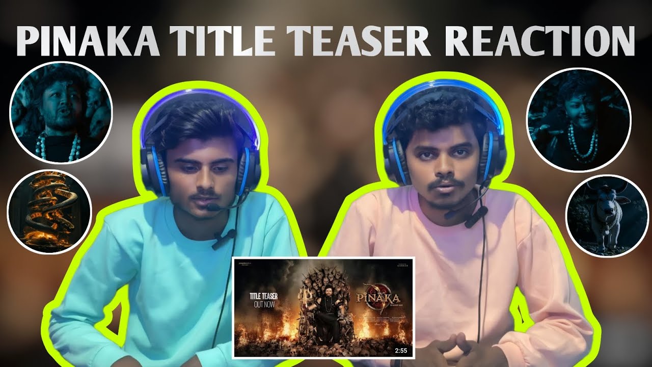 Pinaka Title Teaser  Reaction | TG Vishwa Prasad |TG Krithi Prasad | Golden Star Ganesh I Dhananjaya