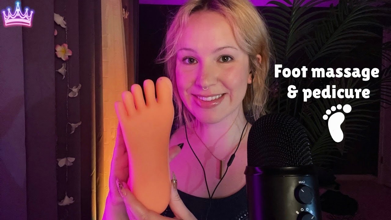 Foot massage & pedicure 🦶 | Personal Attention ASMR